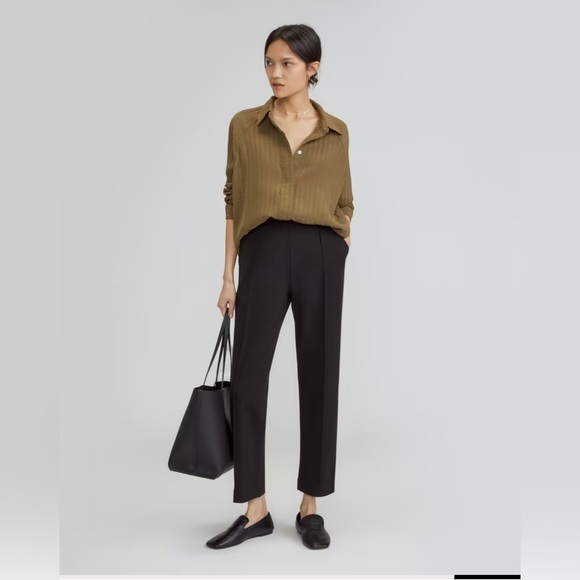 EVERLANE The Dream Pants Black Large - Picture 1 of 14